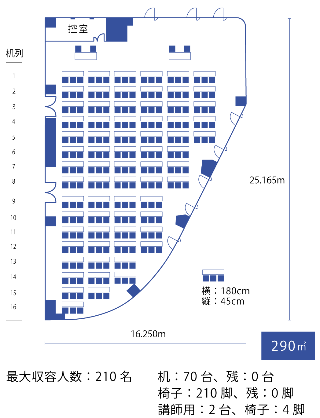 スクール（3名掛け）