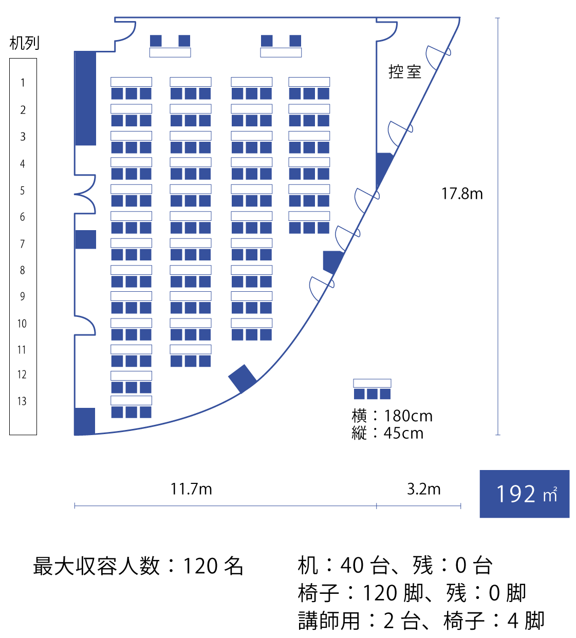 スクール（3名掛け）