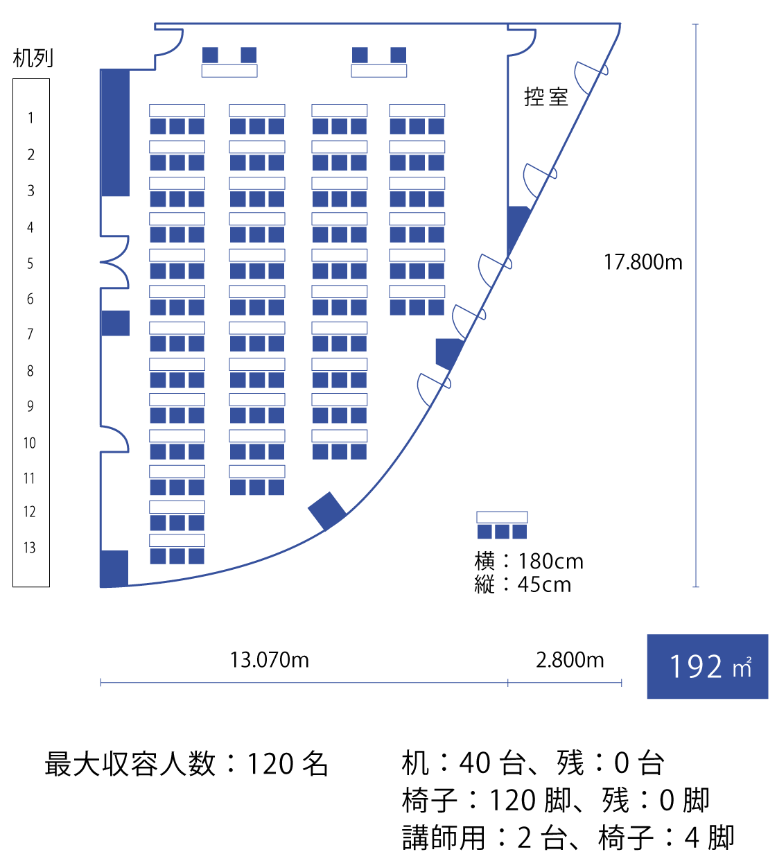 スクール（3名掛け）