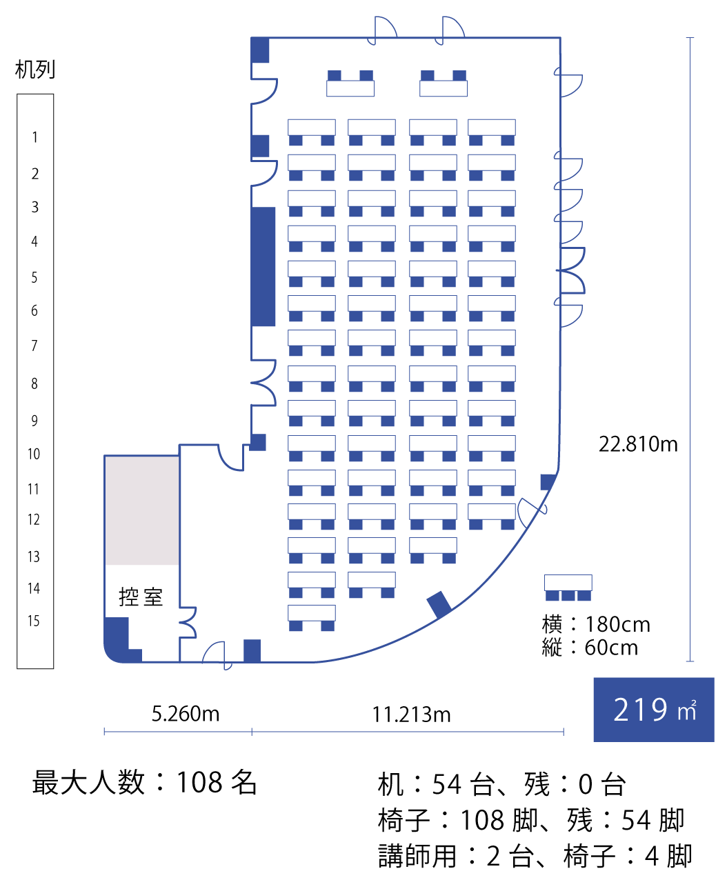 スクール（2名掛け）